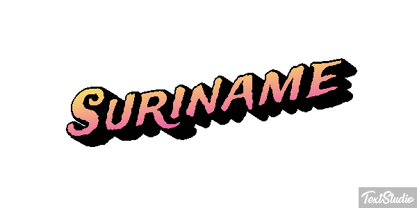 Suriname Text effect