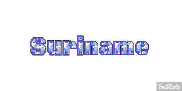 Suriname Text effect