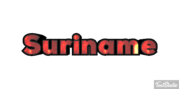 Suriname Text effect