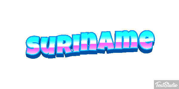 Suriname Text effect