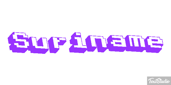 Suriname Text effect
