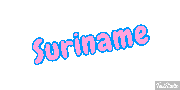 Suriname Text effect