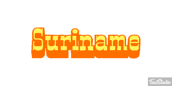 Suriname Text effect