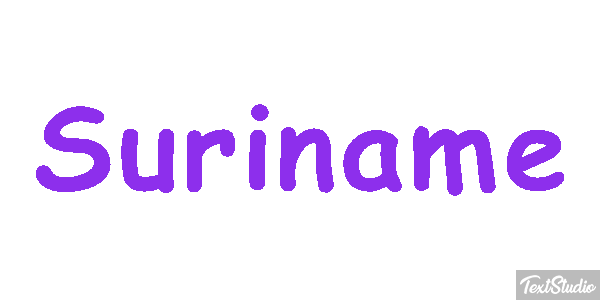 Suriname Text effect