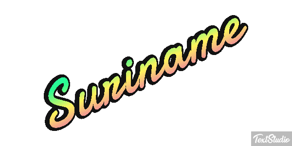 Suriname Text effect
