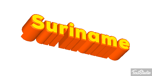 Suriname Text effect
