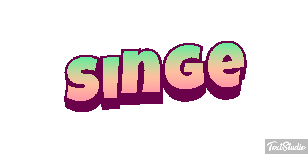Singe Effet de texte