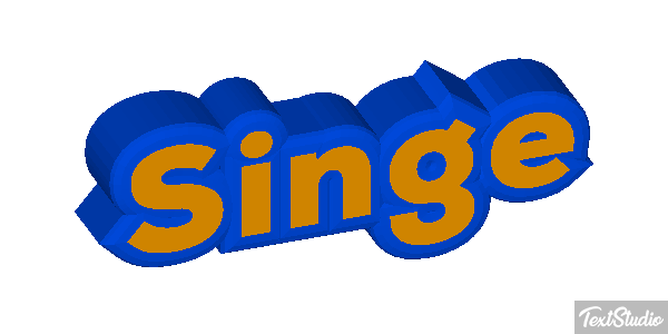 Singe Effet de texte