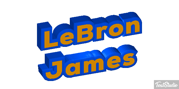 LeBron James Tekst effect