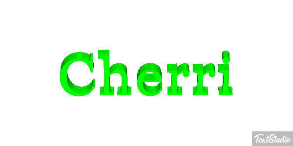 Cherri Text effect