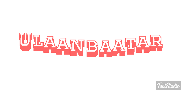 Ulaanbaatar Efekt tekstowy