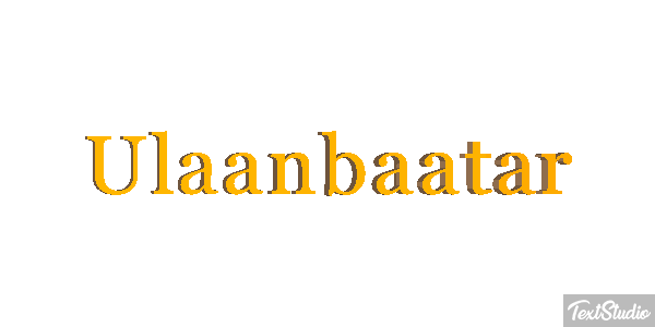 Ulaanbaatar Efekt tekstowy