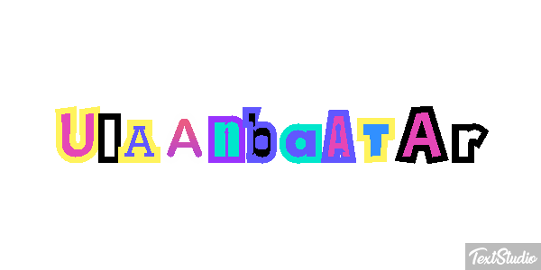 Ulaanbaatar Efekt tekstowy