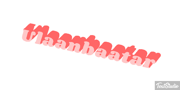 Ulaanbaatar Efekt tekstowy