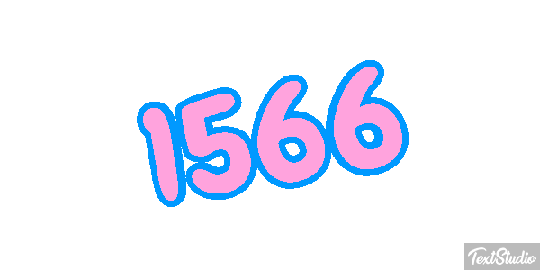 1566 Text effect