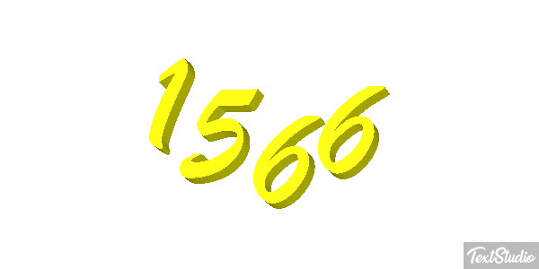 1566 Text effect
