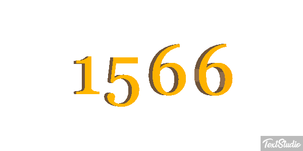 1566 Text effect