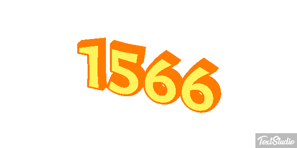 1566 Text effect