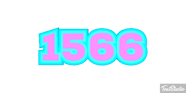 1566 Text effect