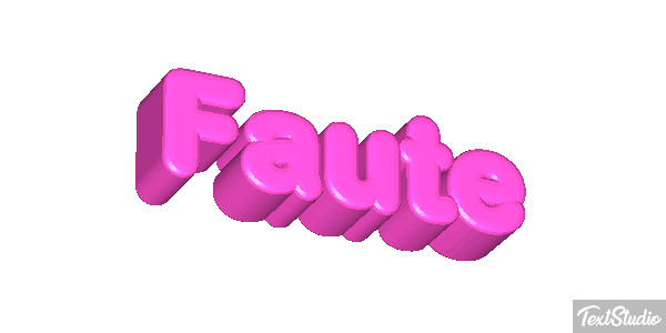 Faute Effet de texte