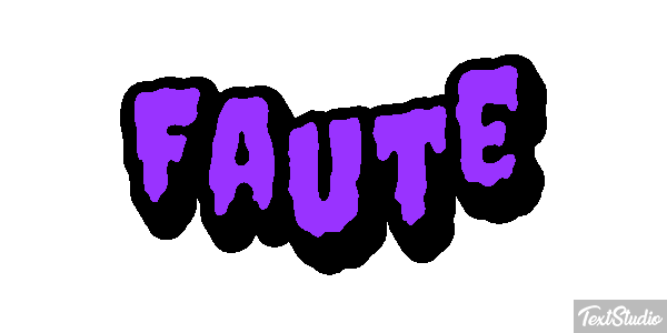 Faute Effet de texte