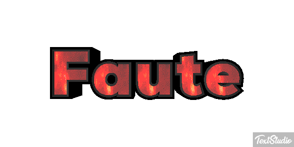 Faute Effet de texte