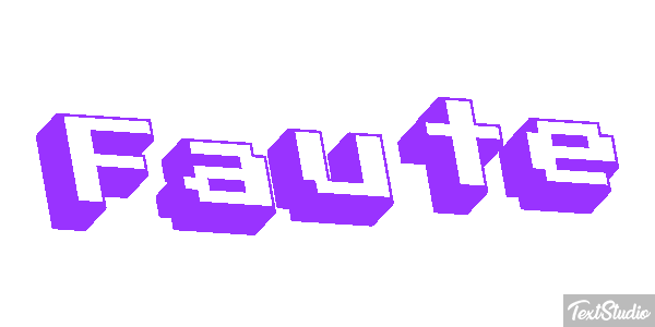Faute Effet de texte