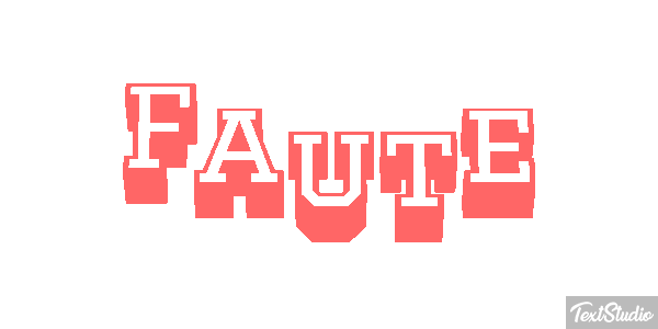 Faute Effet de texte