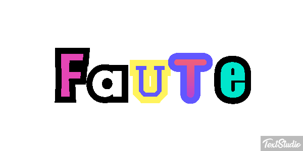 Faute Effet de texte