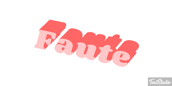 Faute Effet de texte