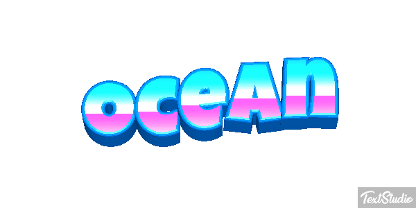 Ocean Effetto testo