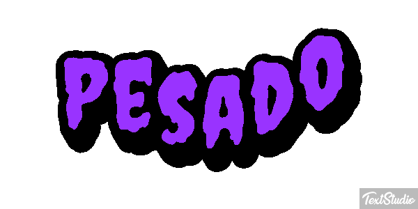 Pesado Efeito do texto