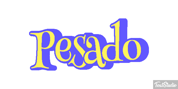 Pesado Efeito do texto