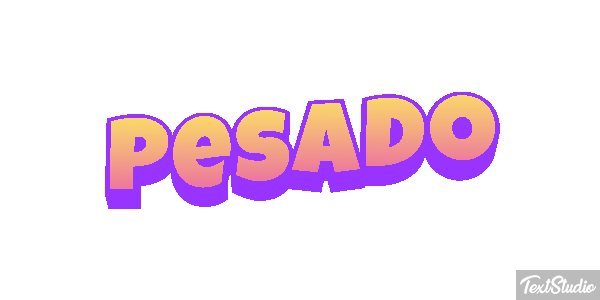 Pesado Efeito do texto