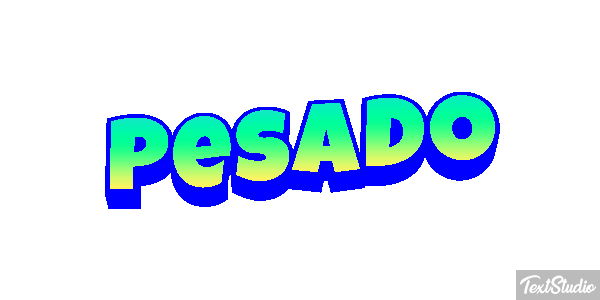 Pesado Efeito do texto
