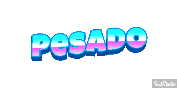 Pesado Efeito do texto