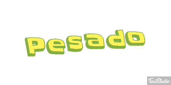 Pesado Efeito do texto
