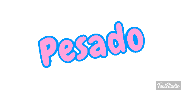 Pesado Efeito do texto