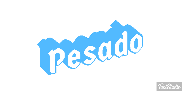 Pesado Efeito do texto