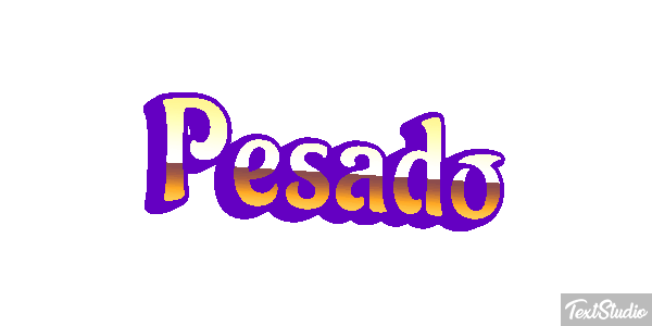Pesado Efeito do texto