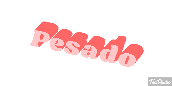 Pesado Efeito do texto