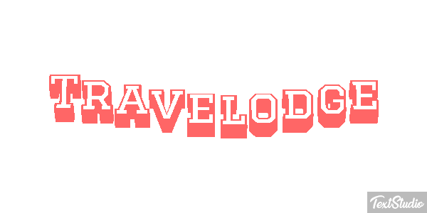 Travelodge Efeito do texto