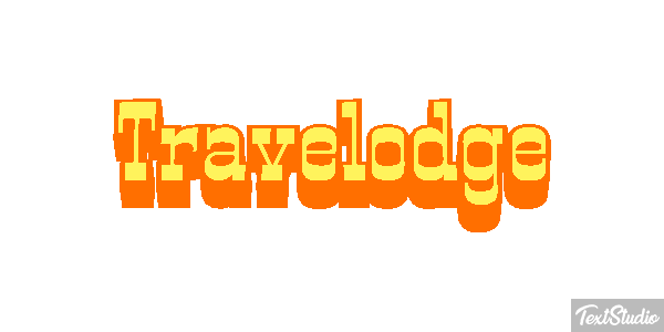 Travelodge Efeito do texto