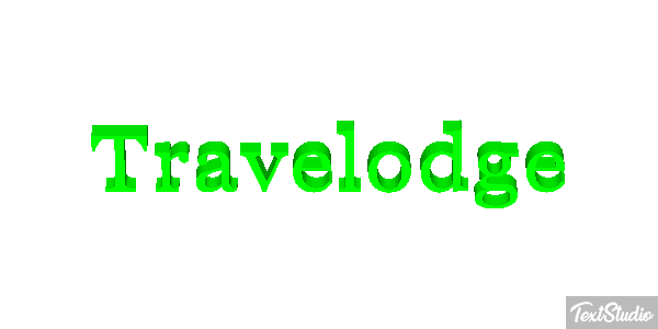 Travelodge Efeito do texto