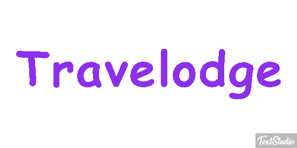 Travelodge Efeito do texto
