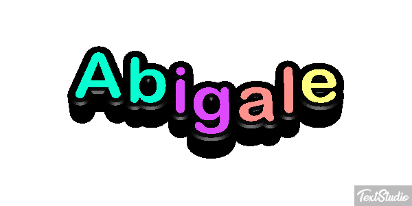 Abigale Effetto testo