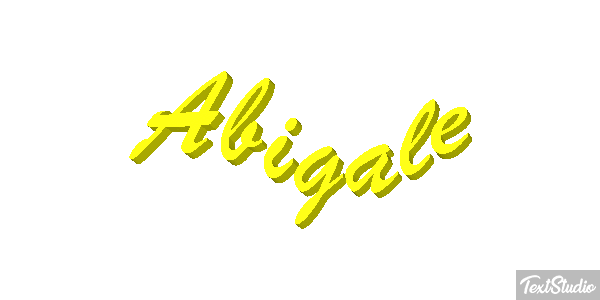Abigale Effetto testo
