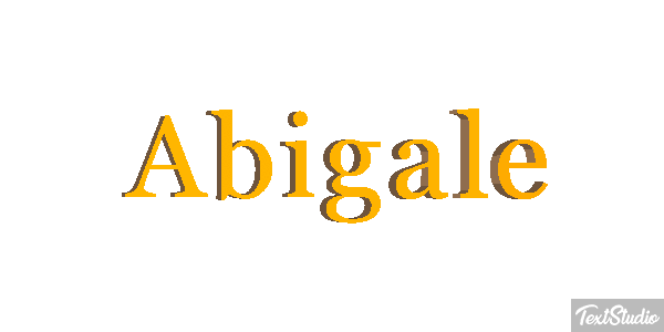 Abigale Effetto testo