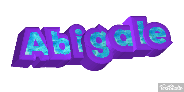 Abigale Effetto testo