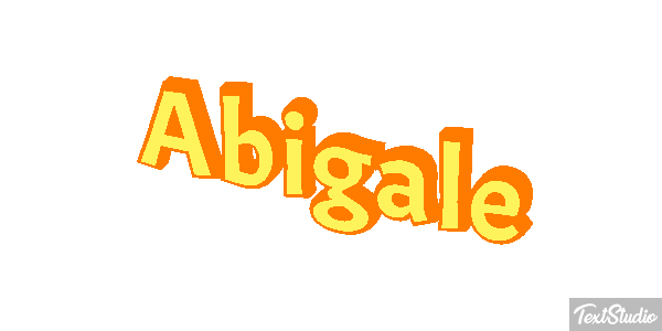 Abigale Effetto testo